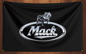 Retro Mack Dog Flag