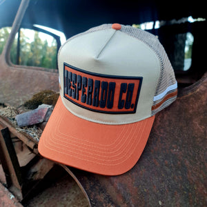 Desperado 3D Trucker Cap Tan & Rust